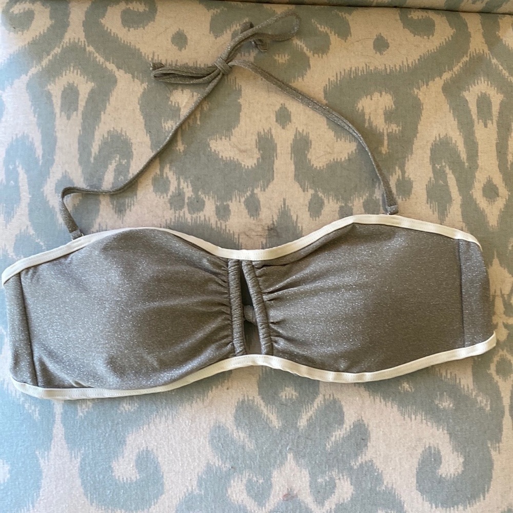 Shimmer Bandeau bikini top NWOT​